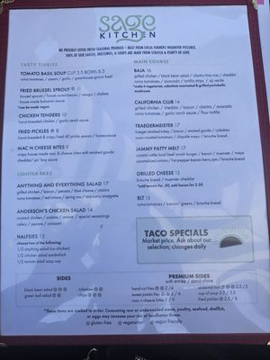 Menu photo 2 Sage Kitchen at Anderson's Virginia Beach Virginia Beach, VA Menu photo 2 Sage Kitchen at Anderson's Virginia Beach Virginia Beach, VA