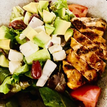 XOXO Dining Room - Chicken Greek Salad - New American Near Me - Dallas, Texas XOXO Dining Room - Chicken Greek Salad - New American Near Me - Dallas, Texas