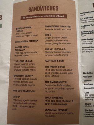 Menu photo 2 Gotham Bagels Chicago, IL