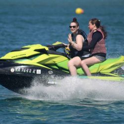 North Shore Shark Adventures - In this photo I'm driving and my best friend is on the back who had never been on one before.