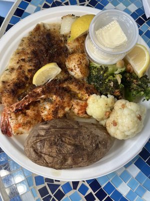 Blue Water Fish by null