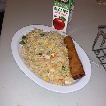 Pho 22 - Kids chicken fried rice no onion with apple juice - Vietnamese Near Me - Northridge, California Pho 22 - Kids chicken fried rice no onion with apple juice - Vietnamese Near Me - Northridge, California