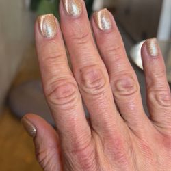 Gel fill w cateye polish