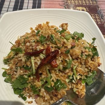 Champa Garden - 3. Nam Kaow (Fried Rice Ball Salad) - Thai Near Me - Oakland, California Champa Garden - 3. Nam Kaow (Fried Rice Ball Salad) - Thai Near Me - Oakland, California