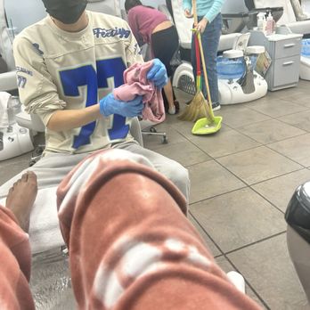 Rose Nails - The guy is in the picture who was still in my pedicure energy was really off - Nail Salons Near Me - Merced, California Rose Nails - The guy is in the picture who was still in my pedicure energy was really off - Nail Salons Near Me - Merced, California