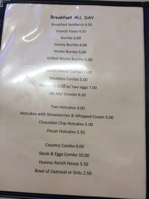 Menu photo 5 The Ranch House Cafe Canyon, TX Menu photo 5 The Ranch House Cafe Canyon, TX