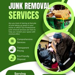 A&A Junk Removal Services - Flier for A&A Junk Removal services