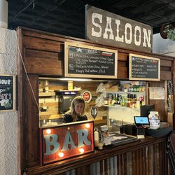 Dayne's Craft Barbecue - The bar in the room adjacent to the ordering counter