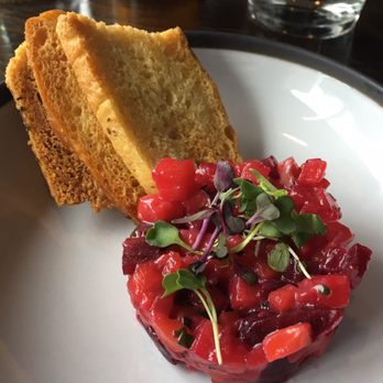 Goldfinch Tavern - Salmon beet tartare - Seafood Near Me - Seattle, Washington