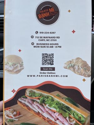 Menu photo 8 Paris Banh Mi Cary, NC Menu photo 8 Paris Banh Mi Cary, NC