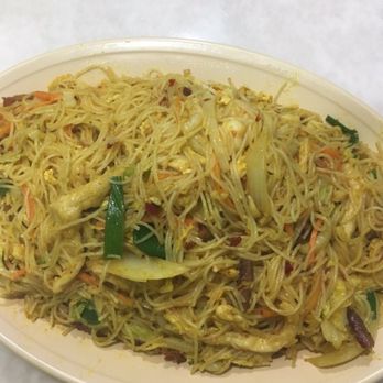 Beijing Buffet - a plate of noodles and vegetables - Chinese Near Me - Brigham City, Utah