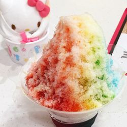 Zagu - Rainbow shave ice cream