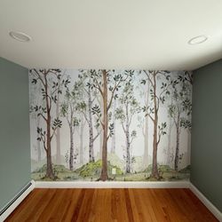 Accent wall wallpaper mural