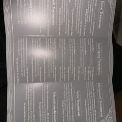 Cindy’s SkinCare - Menu 2024