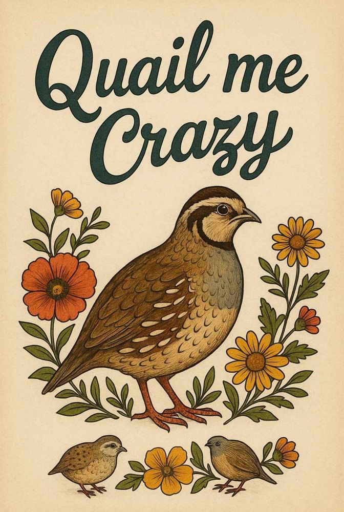 Quail Me Crazy Logo