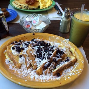 Grumpy's - Blueberry coconut stuffed French toast - Diners Near Me - East Dennis, Massachusetts