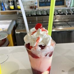 Sun and Fun - Strawberry Soda made the old fashion way.