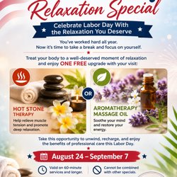 Fire Spa - Labor Day Relaxation Special