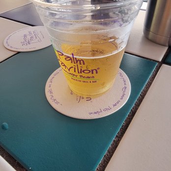 Crabby's Beachside Pavilion - Imagine that, drinking another beer!! - Seafood Near Me - Clearwater Beach, Florida