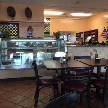 Riverside Cafe - Dessert display - Greek Near Me - Saint Marys, Georgia