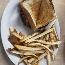 Ron's Hamburgers & Chili - Patty Melt and Fries
