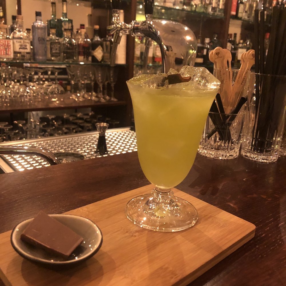 The Gin Library - Big Ben - the best coriander drink I have ever had. (And I like coriander) - Bars Near Me - Aachen, NW