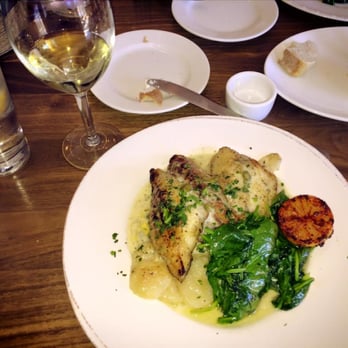 Bluewater Grill - Sautéed sanddabs over spinach and scalloped potatoes! - Seafood Near Me - Temecula, California