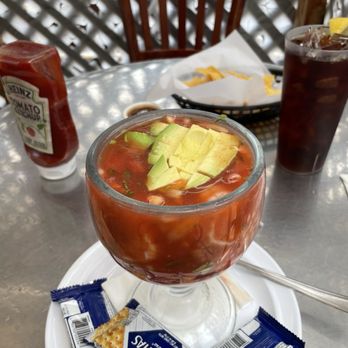 El Rincon del Palmar - Cocktail de camarones (shrimp cocktail with ketchup. Y U M !! - Mexican Near Me - San Rafael, California El Rincon del Palmar - Cocktail de camarones (shrimp cocktail with ketchup. Y U M !! - Mexican Near Me - San Rafael, California