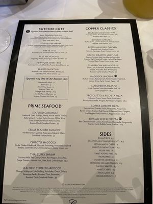 Menu photo 3 Copper Door Salem Salem, NH