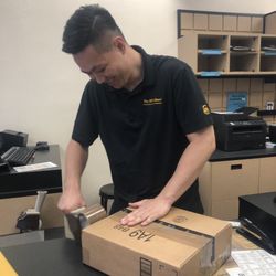 The UPS Store - Luis giving great customer service! Thank you Luis!