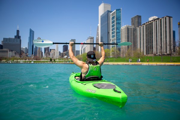 Urban Kayaks on the Lakefront by null