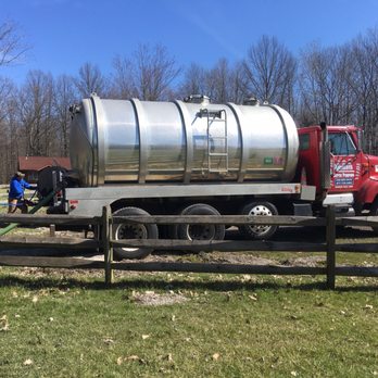 Absolute Septic Pumping - Our 4,500 gallon truck on the job. - Septic Services Near Me - Bristolville, Ohio