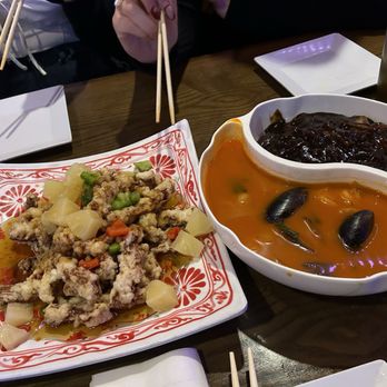 Shanghai Mong - Sweet and Sour Pork, Jamjja Myun Noodles - Korean Near Me - New York, New York