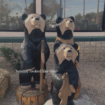 Black Bear Diner Gilbert - Black bear diner statues, so cute! - American Near Me - Gilbert, Arizona
