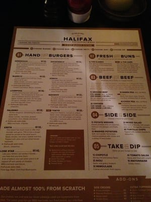 Menu photo 3 Halifax København K, 84