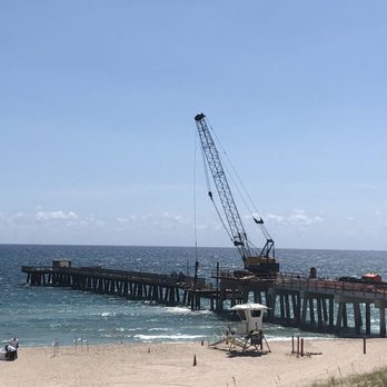 Beach House - The pier being demolished. - Bars Near Me - Pompano Beach, Florida