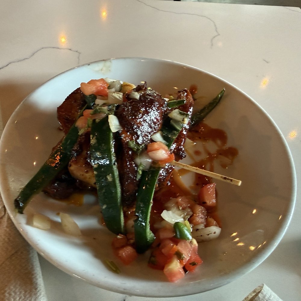 Chicken thigh Skewers. Really good! Chicken thigh Skewers. Really good!