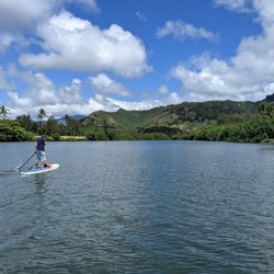 Kauai SUP - Paddling on Wailua River