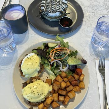 Sisters & Co - Bulgogi Beef Benny and Black Sesame Pancakes. - Breakfast & Brunch Near Me - Markham, Ontario Sisters & Co - Bulgogi Beef Benny and Black Sesame Pancakes. - Breakfast & Brunch Near Me - Markham, Ontario