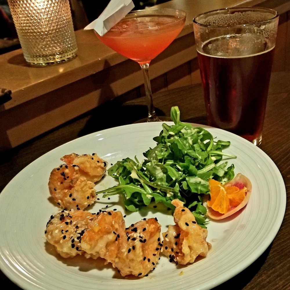 Restaurant at Alderbrook - Shrimp appetizer, paper plane - Seafood Near Me - Union, Washington