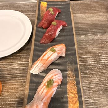 Kakuna Sushi - Tuna and Salmon Belly Nigiri - Sushi Bars Near Me - Milpitas, California Kakuna Sushi - Tuna and Salmon Belly Nigiri - Sushi Bars Near Me - Milpitas, California