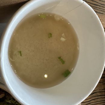 Bab Cafe - Miso soup that comes with the bowl - Korean Near Me - Reno, Nevada Bab Cafe - Miso soup that comes with the bowl - Korean Near Me - Reno, Nevada