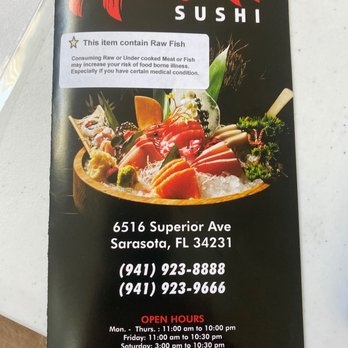 Hoshi Sushi - Excellent food and great lunch menu. - Japanese Near Me - Sarasota, Florida
