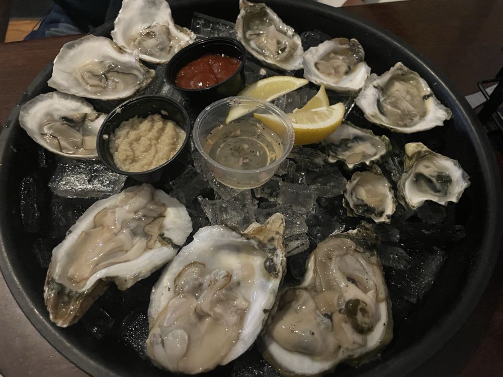 Food from Shucks Oyster Bar