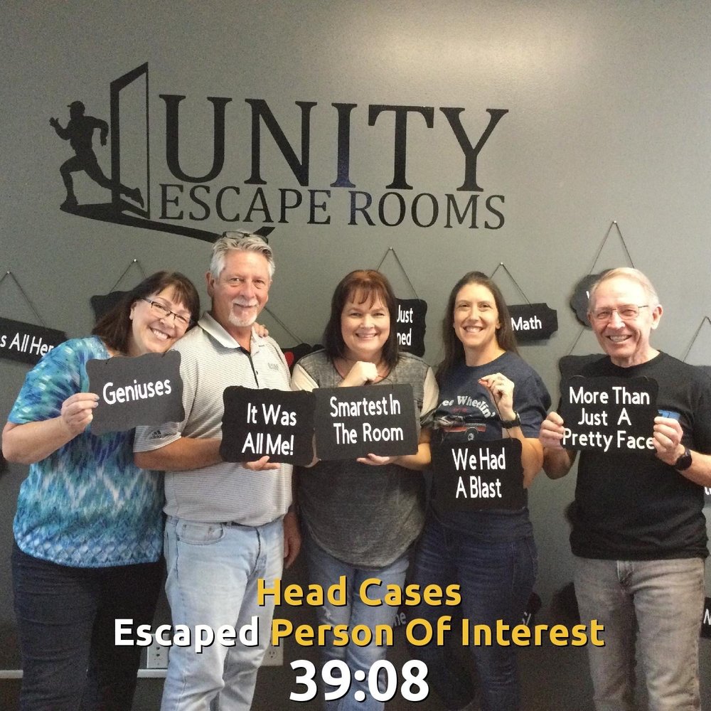 Unity Escape Rooms - Team Head Cases - Escape Games Near Me - Rancho Cucamonga, California Unity Escape Rooms - Team Head Cases - Escape Games Near Me - Rancho Cucamonga, California