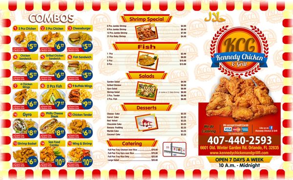 Menu photo 8 Kennedy Chicken & Grill Orlando, FL Menu photo 8 Kennedy Chicken & Grill Orlando, FL
