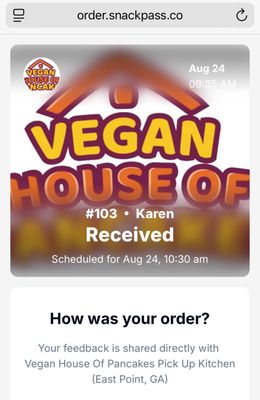 Vegan House of Pancakes by null