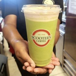 Matcha Green Tea Blender with Strawberry Cold Foam