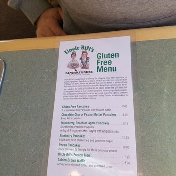 Uncle Bill's Pancake House - Gluten free menu - Breakfast & Brunch Near Me - Cape May, New Jersey Uncle Bill's Pancake House - Gluten free menu - Breakfast & Brunch Near Me - Cape May, New Jersey