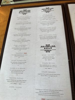Menu photo 4 Cafe Cusco Springfield, MO